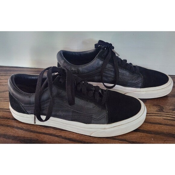 Pre-Owned Vans Era Shoes Leather Suede Check Low Top Sneakers-Size 5.5 - Picture 4 of 14